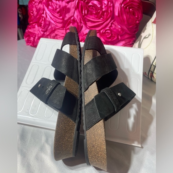 Teva Women's MAHONIA SLIDE, black size 8 - Picture 4 of 10